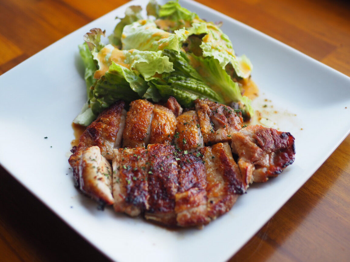 若鶏ガーリックステーキ